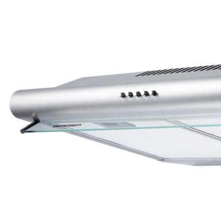 Okap kuchenny podszafkowy, LED, 60 cm, berdsen, BE-10-A, inox