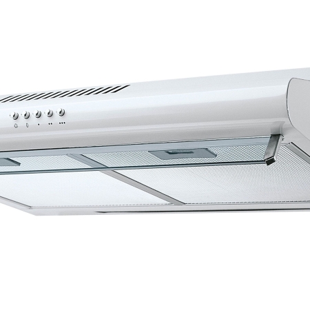 Okap kuchenny podszafkowy, LED, 60 cm, berdsen, BE-10-A, biały