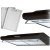 Okap kuchenny podszafkowy, LED, 60 cm, berdsen, BE-10-A, czarny