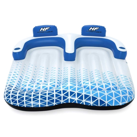 Materac dwuosobowy do pływania, Bestway, 183x176x56 cm, niebieski
