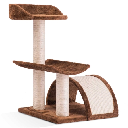 Drapak, domek dla kota, 58 cm, DR-254, brązowy, Pethaus