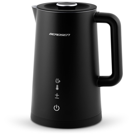 Ergonomiczny czajnik elektryczny, 1,7L, Berdsen, czarny