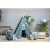 Namiot dla dzieci, bawełniany, pszczółka, szmaragdowy kącik, 110x160 cm