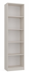 Klasyczny regał na książki, R50, 50x30x182 cm, beżowy, mat