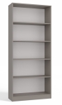 Regał, szafka, biblioteczka, R80, 80x30x182 cm, szary, mat