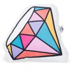 Poduszka dla dziecka, Tęczowy Diament, 33x38 cm