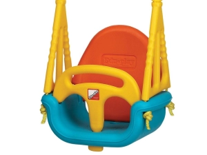 Huśtawka bezpieczna, 3w1, Ricokids, żółto-niebieska