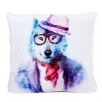 Duża poduszka dla dziecka, Del Elewolfer, 45x45 cm