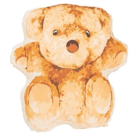 Poduszka bawełniana dla dziecka, Miś Teddy, 41x41 cm