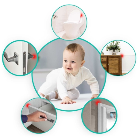 Zabezpieczenie ściany, silikonowe, Ricokids, 6 szt