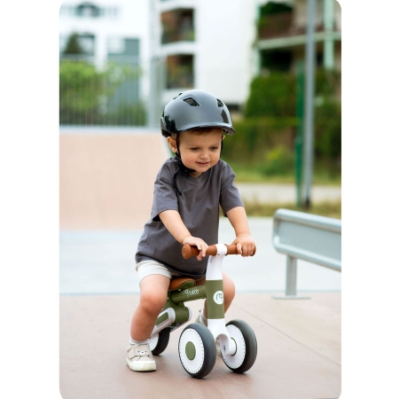 Rowerek biegowy dla dzieci, Nukido, zielony