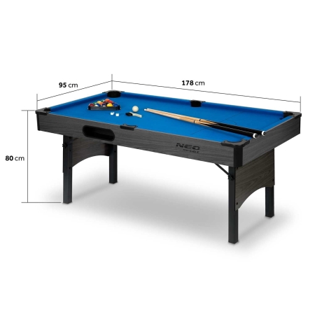 Stół bilardowy z akcesoriami, Neo-Sport, NS-809