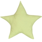 Poduszka dla dziecka, gwiazda, Limonkowa gwiazdka, 40x40 cm