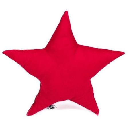 Poduszka dla dziecka, gwiazda, Czerwona gwiazdka, 40x40 cm