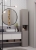 Słupek łazienkowy, wysoki, Nel I, 31x30x174 cm, szary, mat