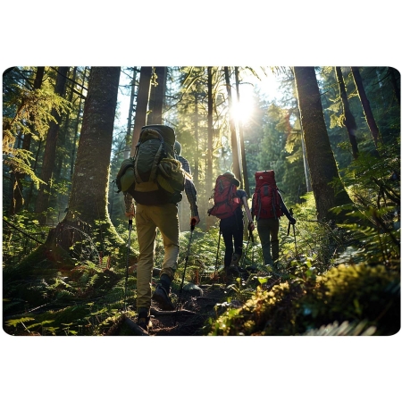 Kijki trekkingowe, turystyczne, Neo-Sport, czarny