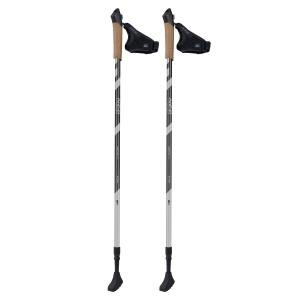 Kijki do nordic walkingu, trekkingowe, Neo-Sport, czarny, biały