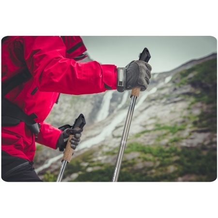 Kijki do nordic walkingu, trekkingowe, Neo-Sport, zielony