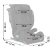 Fotelik samochodowy, Nukido, Louis Soft, czarny, 15-36 kg, ISOFIX
