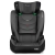 Fotelik samochodowy, Nukido, Louis Soft, czarno-szary, 15-36 kg, ISOFIX