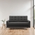 Sofa rozkładana, MILO, Mikrofaza, 152x92x92 cm, szary