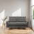 Sofa rozkładana, MILO, velvet, 152x92x92 cm, jasny szary