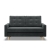 Sofa rozkładana, Blank Kronos, 152x92x92 cm, ciemny szary