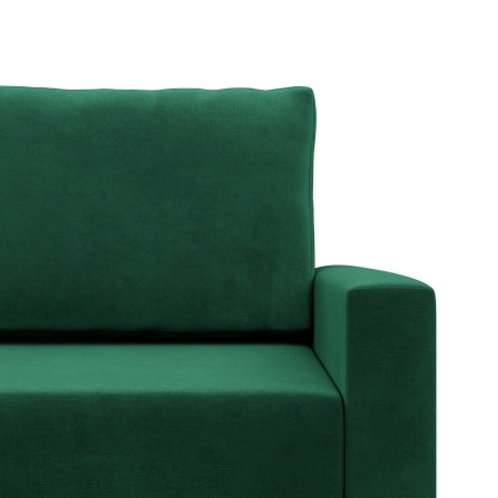 Kanapa trzyosobowa, MILO, velvet, 212x92x92 cm, butelkowa zieleń
