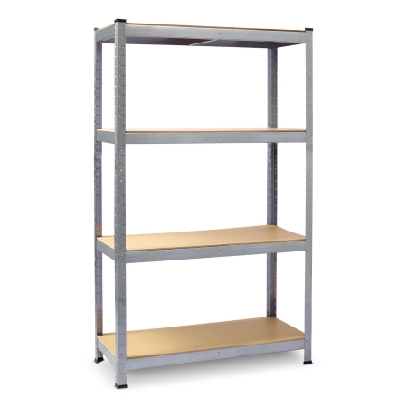 Regał metalowy magazynowy, zestaw 2 szt, 174x80x40 cm, Plonos, PL-701