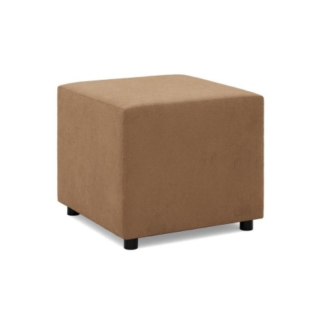Pufa do siedzenia, BLOM, Mikrofaza, 51x51x40 cm, cappuccino