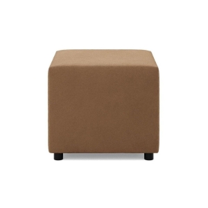 Pufa do siedzenia, BLOM, Mikrofaza, 51x51x40 cm, cappuccino
