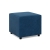 Pufa do siedzenia, BLOM, sztruks, 51x51x40 cm, granatowy