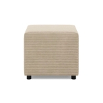 Pufa do siedzenia, BLOM, sztruks, 51x51x40 cm, beżowy