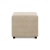 Pufa do siedzenia, BLOM, sztruks, 51x51x40 cm, beżowy