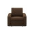 Fotel wypoczynkowy, BLOM, Mikrofaza, 83x92x85 cm, brązowy
