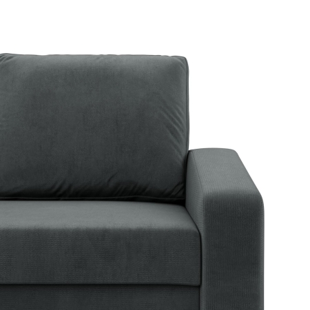 Fotel do salonu, BLOM, velvet, 83x92x92 cm, ciemny szary