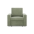Fotel wypoczynkowy, prosty, BLOM, sztruks, 83x92x92 cm, oliwkowy