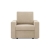 Fotel wypoczynkowy, prosty, BLOM, sztruks, 83x92x92 cm, beżowy
