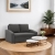Sofa z funkcją spania, BLOM, Mikrofaza, 148x87x90 cm, szary