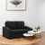 Sofa z funkcją spania, BLOM, Mikrofaza, 148x87x90 cm, czarny
