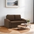 Sofa z funkcją spania, BLOM, Mikrofaza, 148x87x90 cm, brązowy