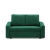 Sofa z funkcją spania, BLOM, velvet, 148x87x90 cm, butelkowa zieleń