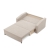 Sofa z funkcją spania, BLOM, velvet, 148x87x90 cm, beżowy