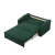 Sofa z funkcją spania, BLOM, sztruks, 148x87x90 cm, butelkowa zieleń
