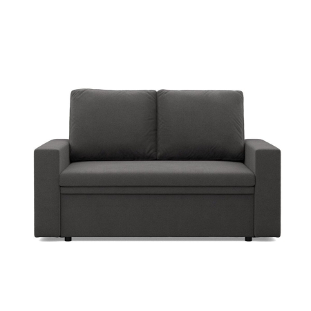 Sofa dwuosobowa, BLOM, Mikrofaza, 148x87x90 cm, szary