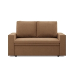 Sofa dwuosobowa, BLOM, Mikrofaza, 148x87x90 cm, cappuccino