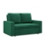 Sofa dwuosobowa, BLOM, velvet, 148x87x90 cm, butelkowa zieleń