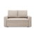 Sofa dwuosobowa, BLOM, velvet, 148x87x90 cm, beżowy