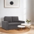 Sofa dwuosobowa, BLOM, sztruks, 148x87x90 cm, ciemny szary