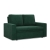 Sofa dwuosobowa, BLOM, sztruks, 148x87x90 cm, butelkowa zieleń